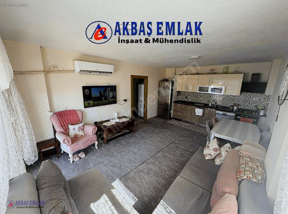 AKBAŞ'tan SATILIK KREDİYE UYGUN ASANSÖRLÜ AÇIK MUTFAK 3+1 DAİRE